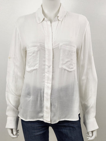 Relaxed Button Down Top Size Small
