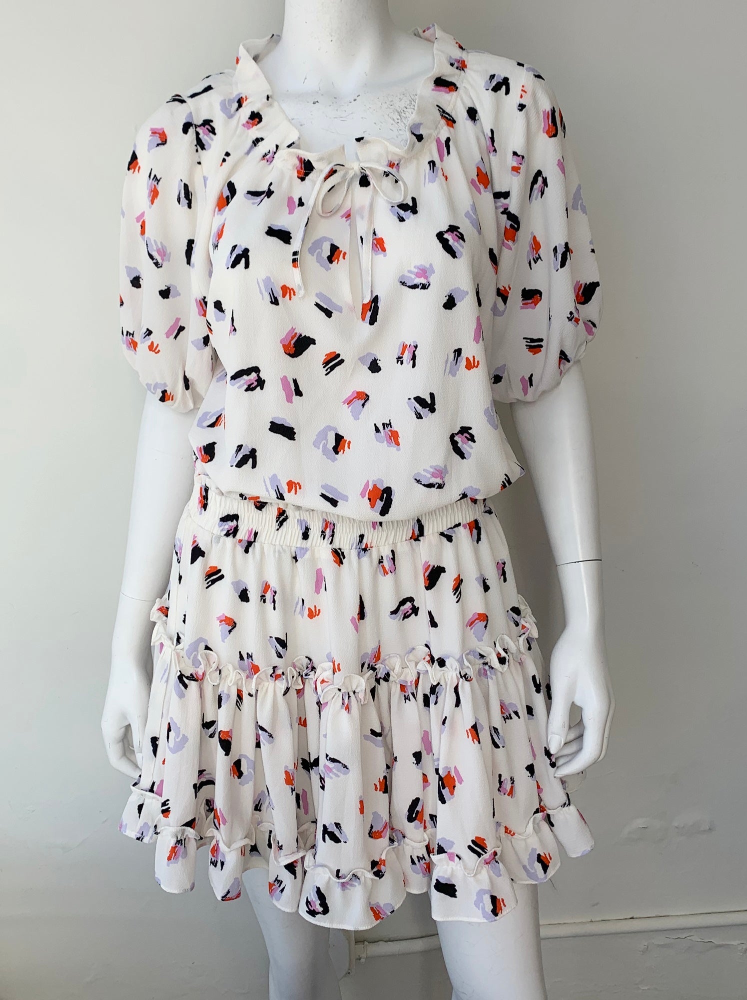 Rae Abstract Printed Dress Size Large