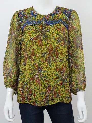 Paisley Blouse Size Small NWT