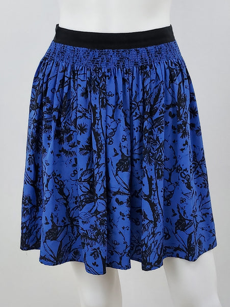 Silk Floral Skirt Size 2