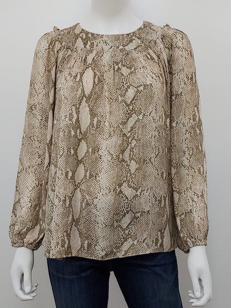 Snake Print Top Size Small