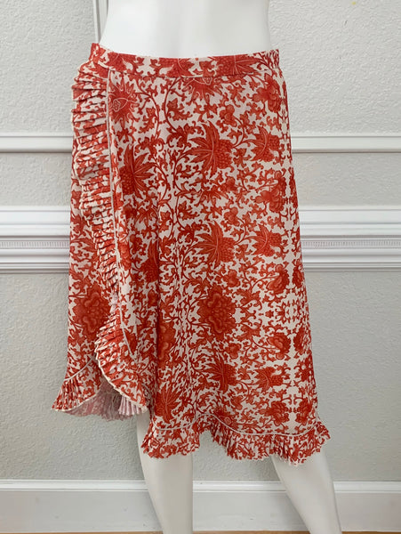 Floral Printed Skirt Size Small