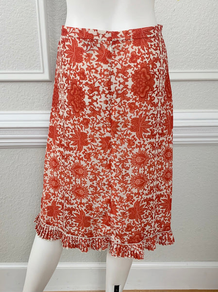 Floral Printed Skirt Size Small