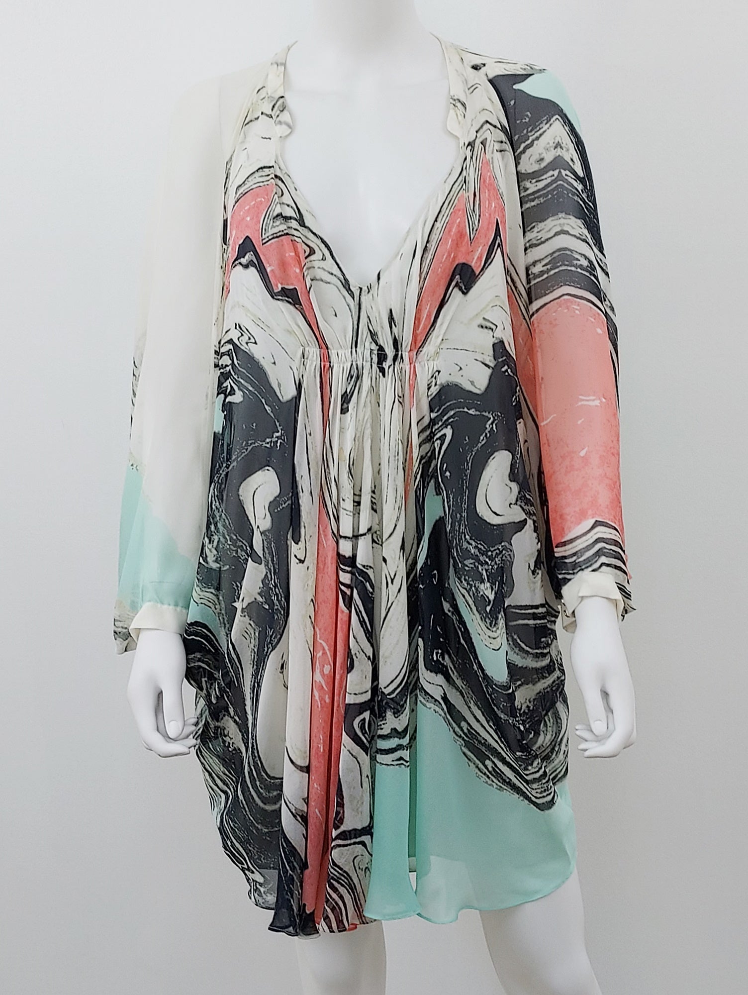 Marble Printed Dress Size 8