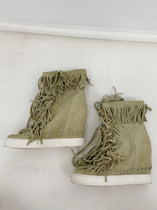 Fringe Wedge Sneakers Size 35
