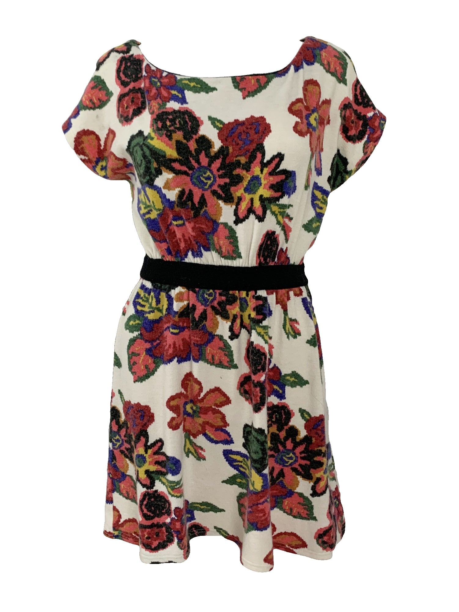 Terry Cloth Floral Dress Size Small