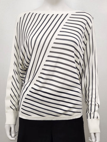 Multidirection Striped Sweater Size Small NWT