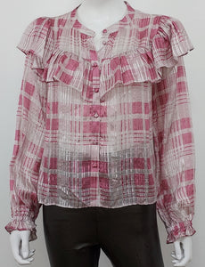 Erica Ruffle Top Size Small