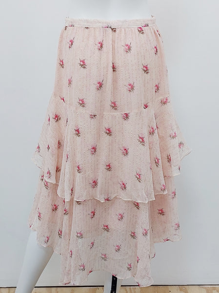 Floral Midi Skirt Size Small