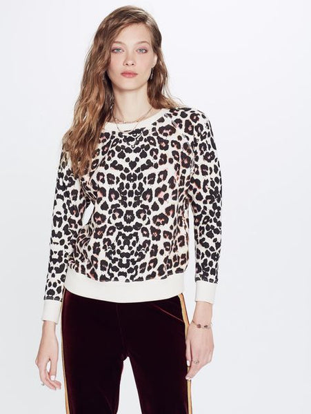 The Square Leopard Sweatshirt Size Small