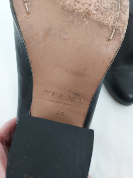 Harrow Leather Booties Size 40