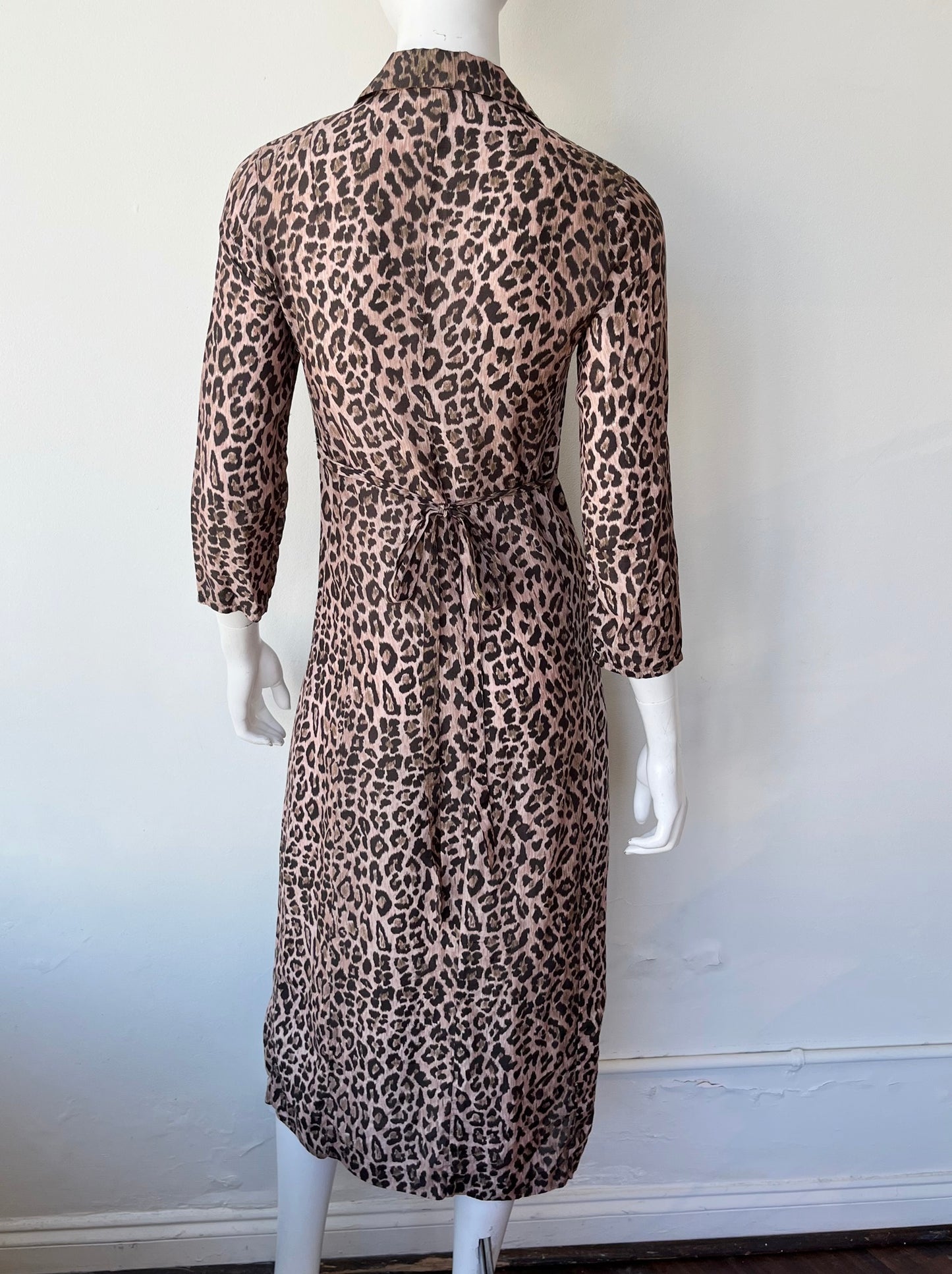 Sienna Leopard Shirt Jacket Size XS