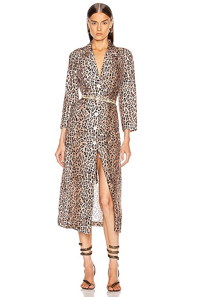 Sienna Leopard Shirt Jacket Size XS