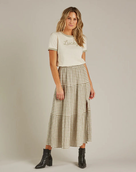 Tiered Midi Skirt Size XS NWT
