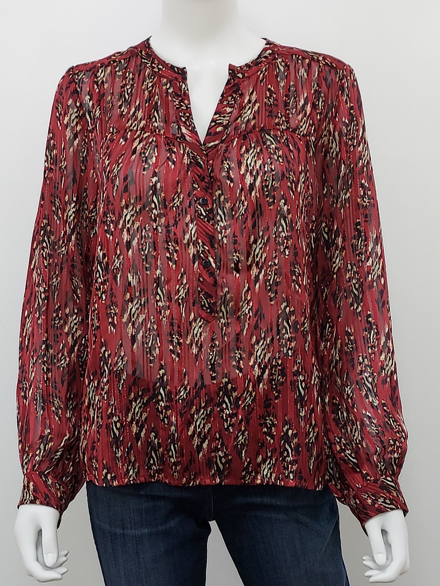 Printed Blouse Size Small