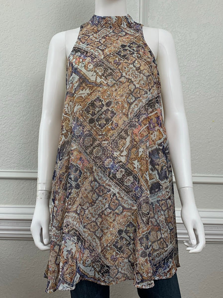 Abstract Printed Tunic Size Small