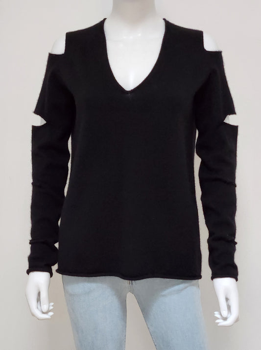 Tyrone Cutout Sleeve Sweater Size Small