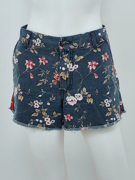 Le Soleil Cotton Floral Shorts Size 26