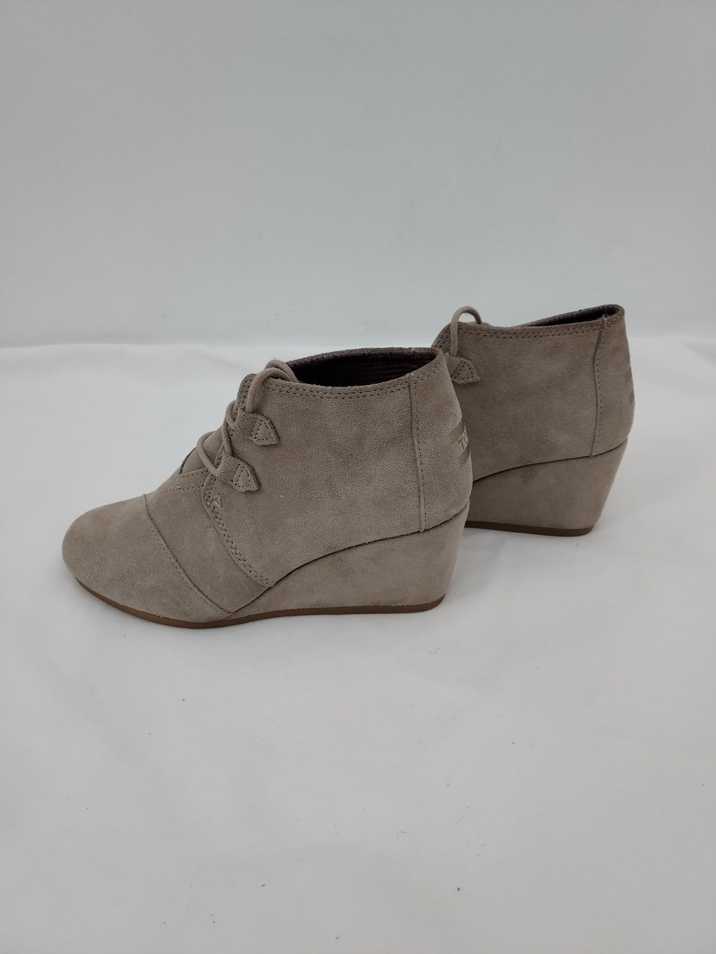 Kala Desert Suede Wedges Size 7.5