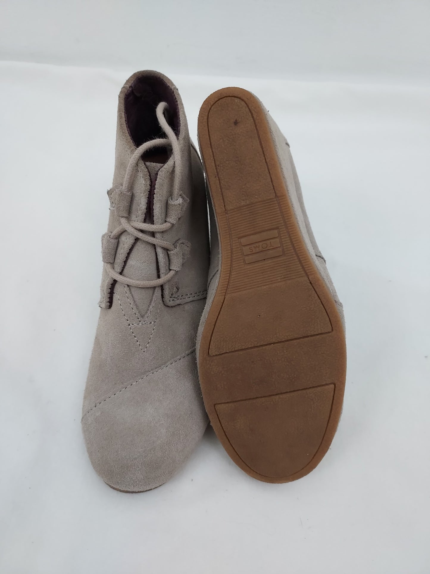 Kala Desert Suede Wedges Size 7.5