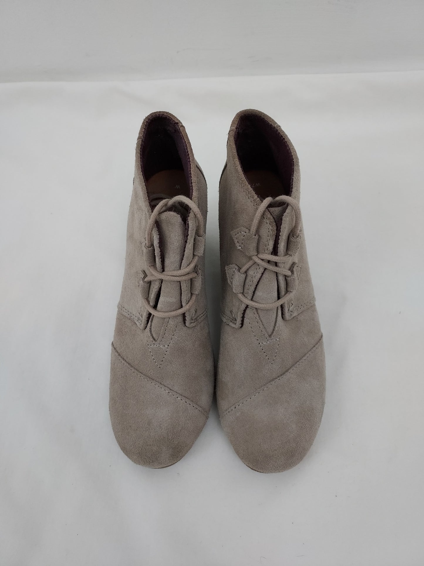 Kala Desert Suede Wedges Size 7.5