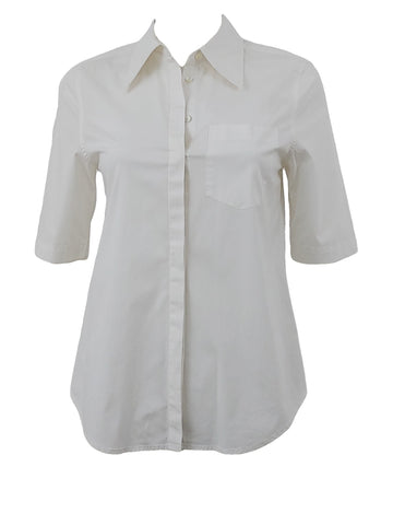 Short Sleeve Button Down Top Size Small