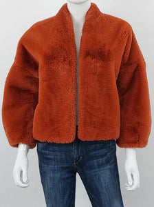 Anne Lux Faux Fur Jacket Size XS
