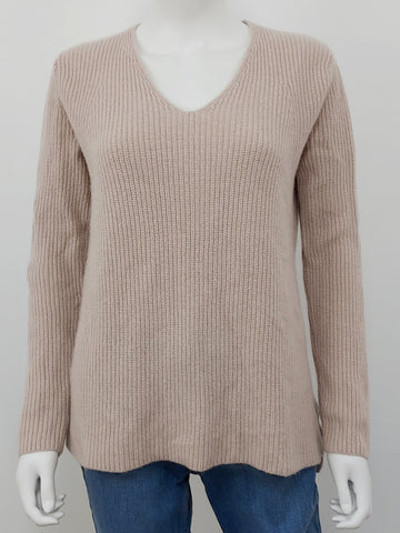 V Neck Cashmere Sweater Size Medium