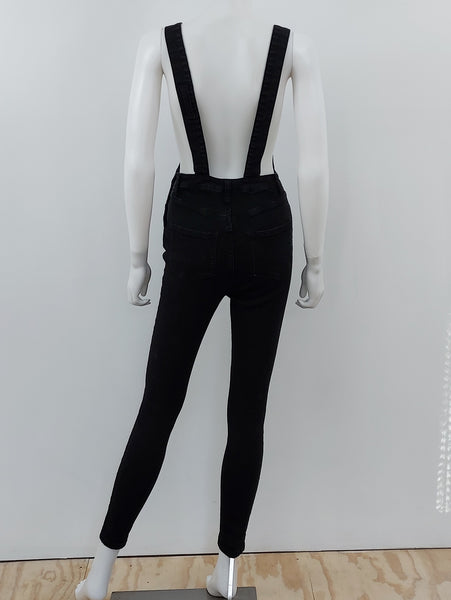 High Rise Skinny Overalls Size XS