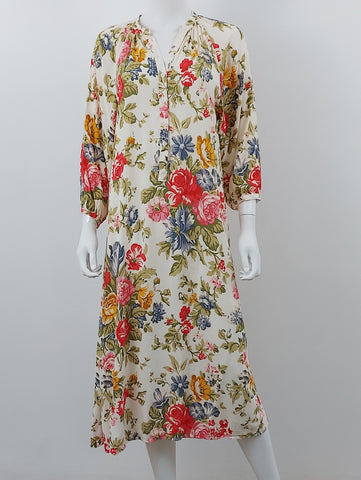 Floral Shirt Dress Size Small