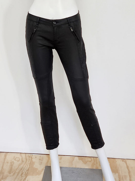 Slim Fit Vegan Leather Pant Size 6